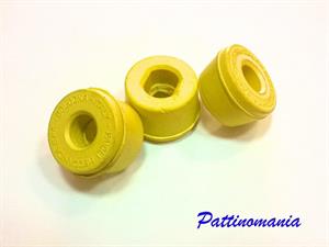 YELLOW RUBBER SUSPENSION ROLLER SKATES