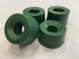 GOMMINI ELASTOMERO VERDE ROLLER SKATES