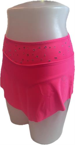 PINK SKIRT WITH STONES