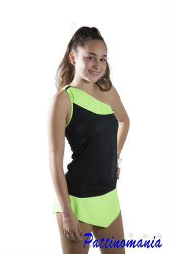 GONNELLINO LYCRA VERDE FLUO